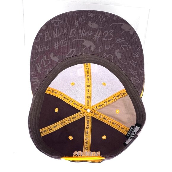 Fernando Tatis Jr. El Nino San Diego Padres 23 Baseball Cap Hat Snapback Brown - Picture 10 of 15